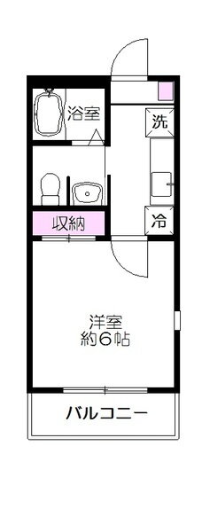 プランタンはすぬま 2階 1K 賃貸物件詳細