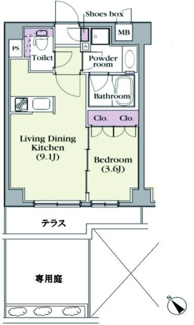 東京都目黒区上目黒３ 中目黒駅 1LDK マンション 賃貸物件詳細