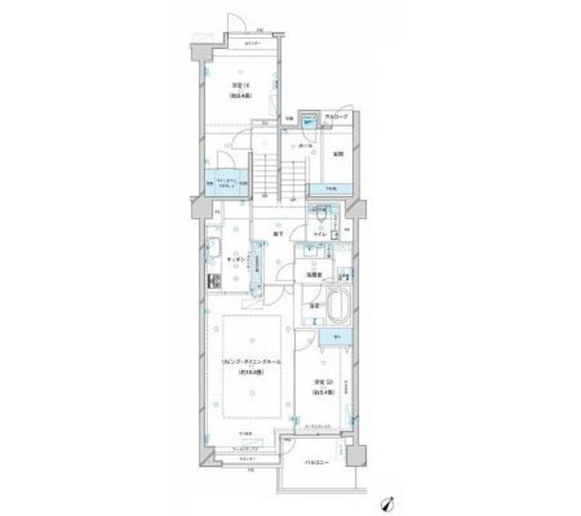 東京都渋谷区代々木４ 参宮橋駅 2LDK マンション 賃貸物件詳細