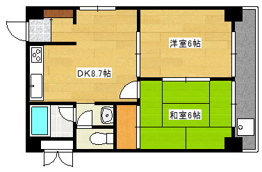 兵庫県神戸市灘区記田町４ 石屋川駅 2DK マンション 賃貸物件詳細