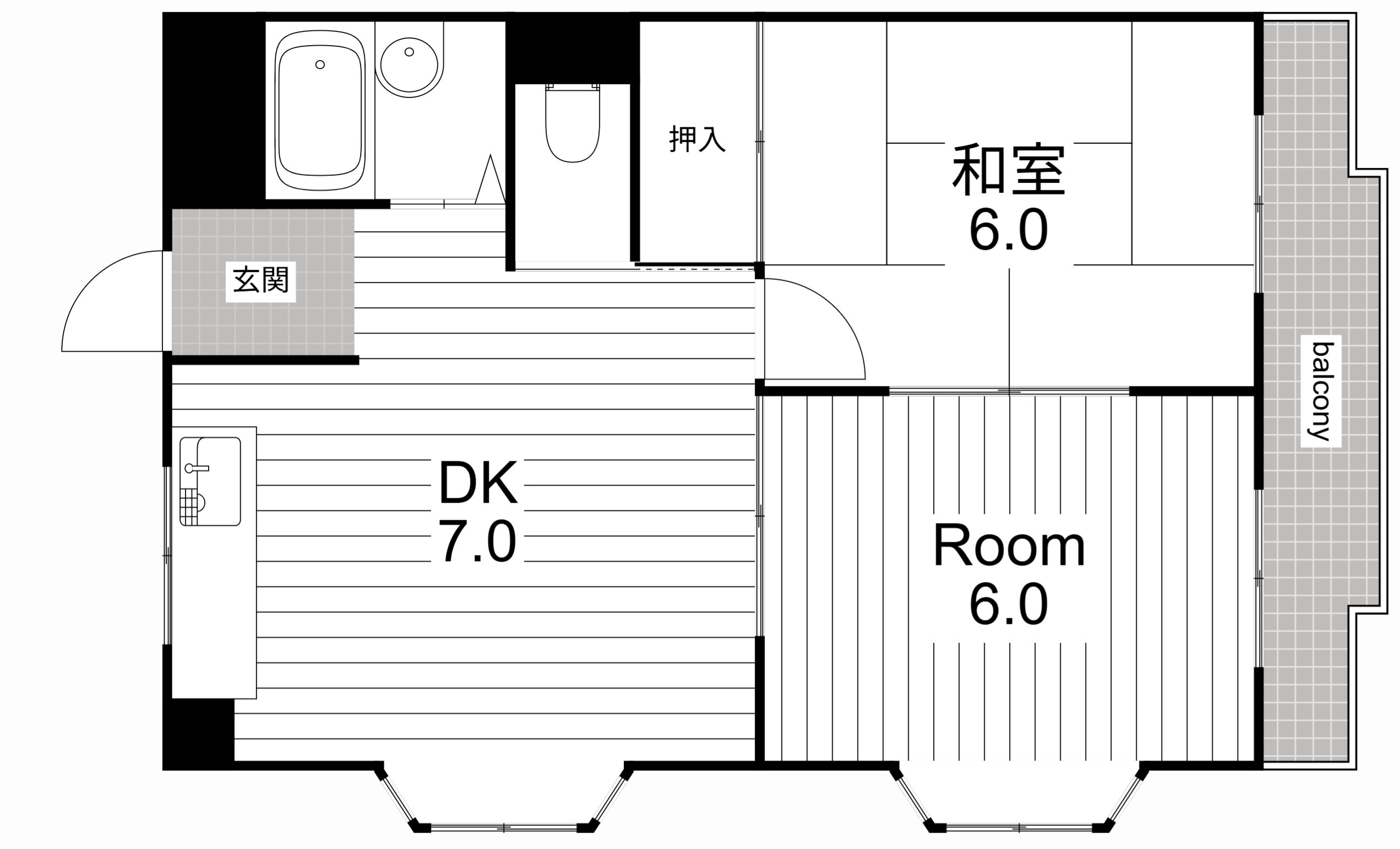 大阪府大阪市旭区新森３ 森小路駅 2DK マンション 賃貸物件詳細