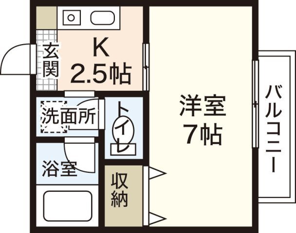 広島県広島市佐伯区坪井１ 1K アパート 賃貸物件詳細
