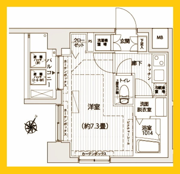 神奈川県横浜市西区浜松町 西横浜駅 1K マンション 賃貸物件詳細