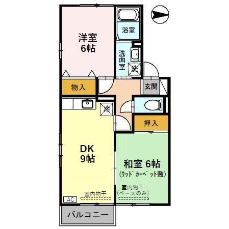 石川県金沢市鳴和台 2DK アパート 賃貸物件詳細