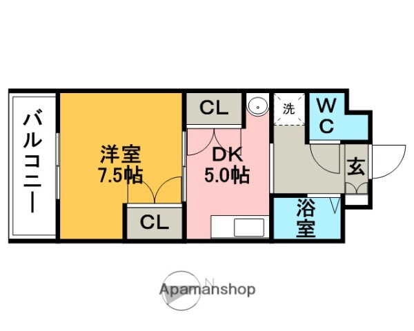 福岡県久留米市小森野５ 宮の陣駅 1DK マンション 賃貸物件詳細