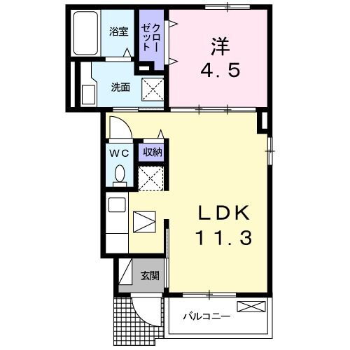 大阪府大東市深野３ 野崎駅 1LDK アパート 賃貸物件詳細