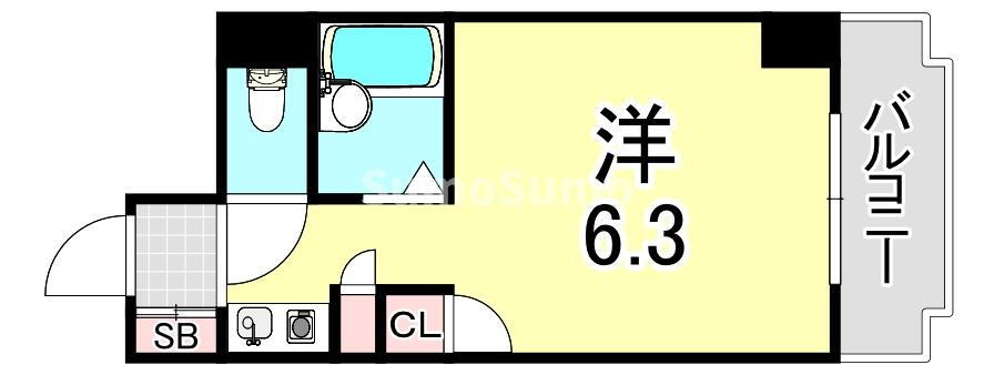 大阪府大阪市西淀川区姫里１ 姫島駅 1K マンション 賃貸物件詳細