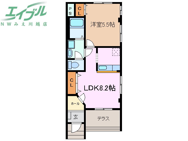 三重県四日市市川北１ 大矢知駅 1LDK マンション 賃貸物件詳細