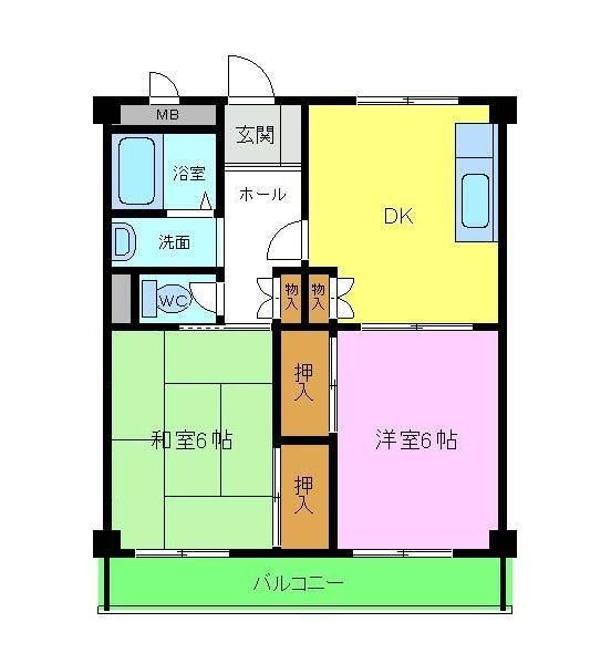 大阪府堺市北区南花田町 北花田駅 2DK マンション 賃貸物件詳細