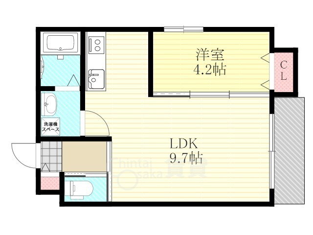 大阪府大阪市淀川区三津屋南１ 神崎川駅 1LDK アパート 賃貸物件詳細