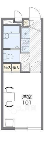 レジデンシャル 2階 1K 賃貸物件詳細