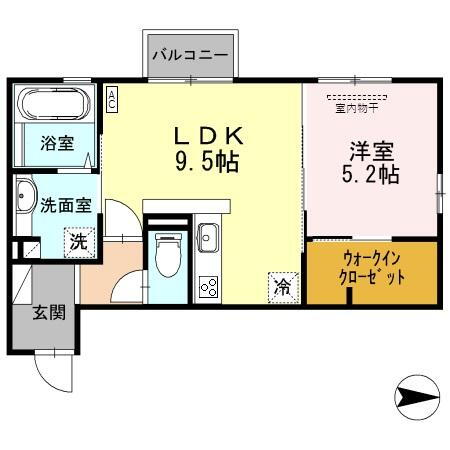 石川県金沢市割出町 金沢駅 1LDK アパート 賃貸物件詳細