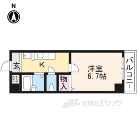 京都府京都市山科区御陵岡町 御陵駅 1K マンション 賃貸物件詳細