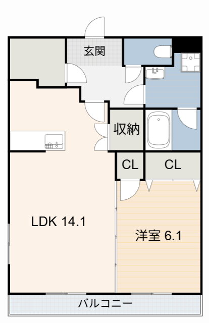 愛知県西尾市徳次町下十五夜 西尾駅 1LDK マンション 賃貸物件詳細