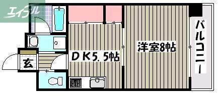 岡山県岡山市北区東島田町２ 岡山駅 1DK マンション 賃貸物件詳細