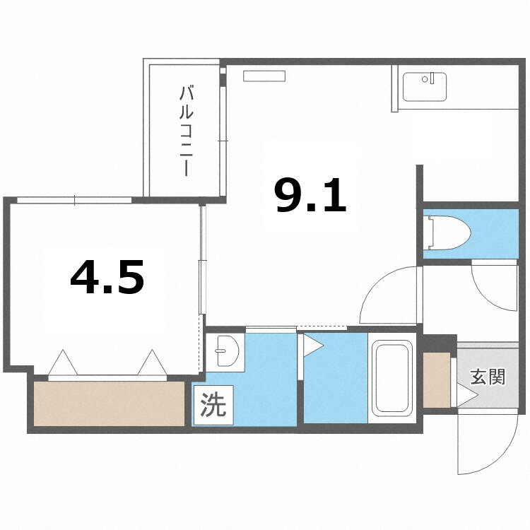 北海道札幌市中央区南九条西６ 中島公園駅 1LDK マンション 賃貸物件詳細