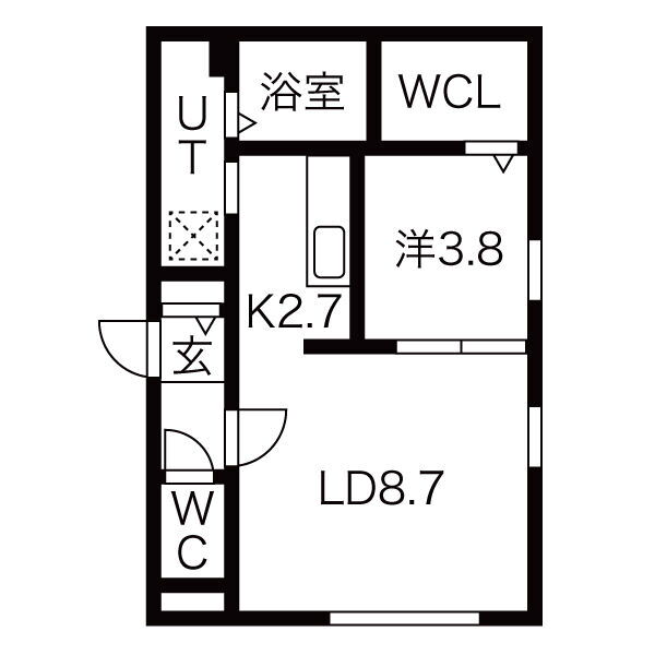 北海道札幌市西区発寒六条９ 宮の沢駅 1LDK マンション 賃貸物件詳細