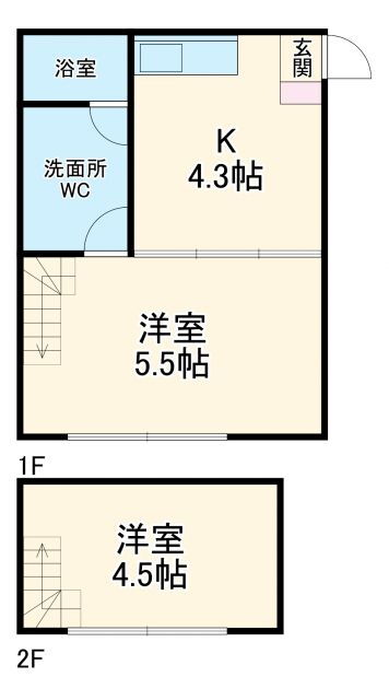 神奈川県逗子市逗子６ 逗子・葉山駅 2K 一戸建て 賃貸物件詳細