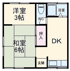 神奈川県横須賀市池田町５ 北久里浜駅 2K アパート 賃貸物件詳細