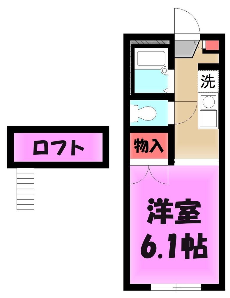 埼玉県川口市東領家３ 川口元郷駅 1K アパート 賃貸物件詳細