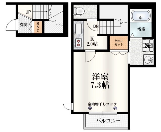 東京都練馬区豊玉中１ 新江古田駅 1K マンション 賃貸物件詳細