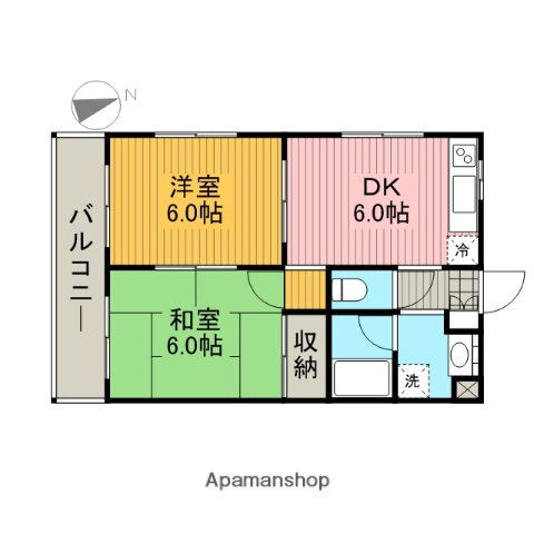 神奈川県相模原市中央区相模原５ 相模原駅 2DK マンション 賃貸物件詳細