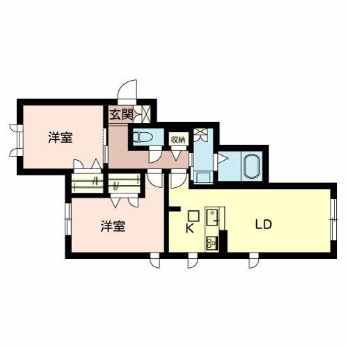 シャーメゾンＭ＆Ｍ 1階 2LDK 賃貸物件詳細