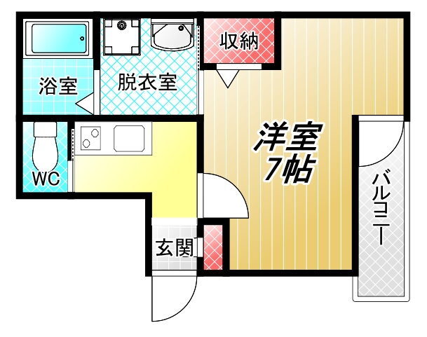 大阪府大阪市平野区加美正覚寺１ 平野駅 1K アパート 賃貸物件詳細