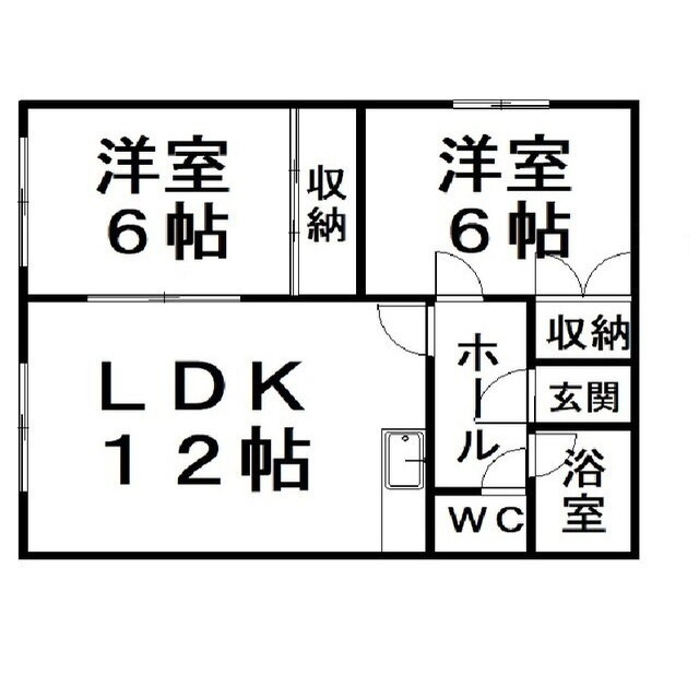 北海道北見市美山町西４ 北見駅 2LDK アパート 賃貸物件詳細