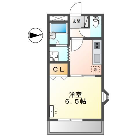 兵庫県姫路市飾磨区上野田２ 亀山駅 1K アパート 賃貸物件詳細