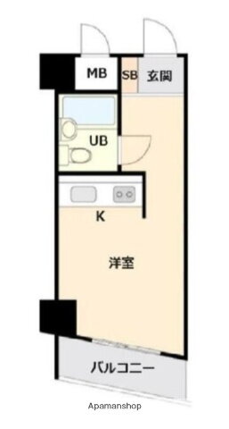 ダイアパレス生麦 3階 1K 賃貸物件詳細