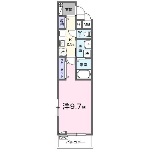 ソレアード 3階 1K 賃貸物件詳細