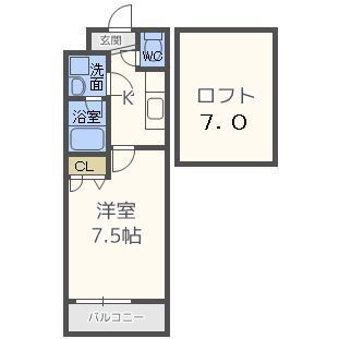 大阪府堺市西区上 鳳駅 1K アパート 賃貸物件詳細