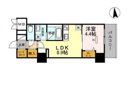 大阪府吹田市広芝町 江坂駅 1LDK マンション 賃貸物件詳細
