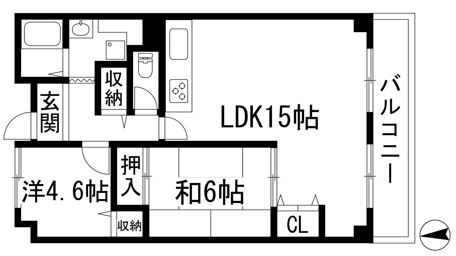 ライフイン水月 2階 3LDK 賃貸物件詳細