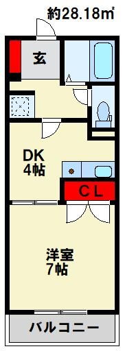 福岡県那珂川市中原２ 博多南駅 1DK マンション 賃貸物件詳細
