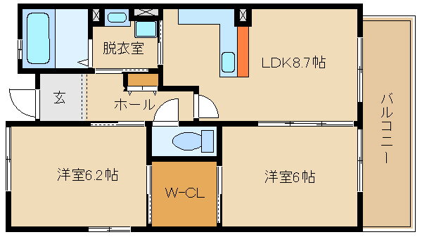 大阪府藤井寺市春日丘新町 藤井寺駅 2LDK マンション 賃貸物件詳細