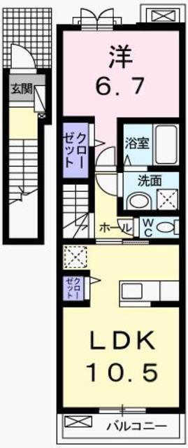 兵庫県姫路市飾磨区妻鹿 妻鹿駅 1LDK アパート 賃貸物件詳細