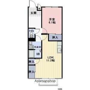 滋賀県長浜市小堀町 長浜駅 1LDK アパート 賃貸物件詳細
