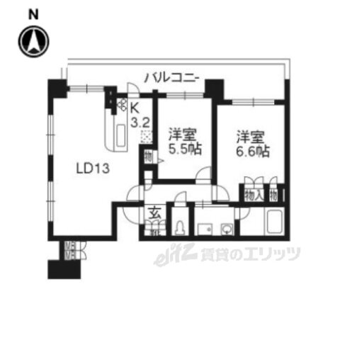 京都府京都市中京区下丸屋町 京都市役所前駅 2LDK マンション 賃貸物件詳細