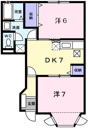兵庫県姫路市御立中１ 姫路駅 2DK アパート 賃貸物件詳細