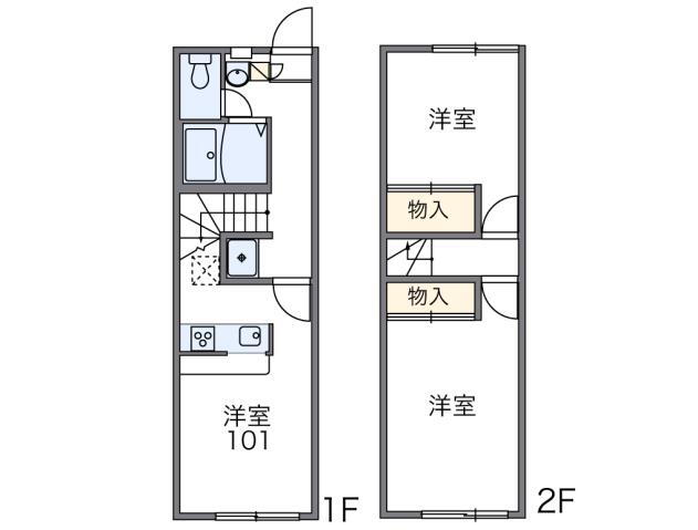 高知県南国市大そね甲 後免駅 2DK アパート 賃貸物件詳細