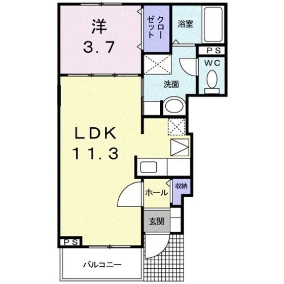 群馬県藤岡市岡之郷 新町駅 1LDK アパート 賃貸物件詳細