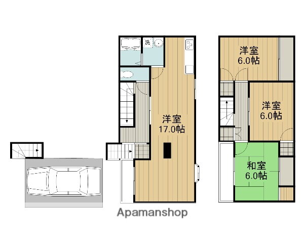 大阪府四條畷市南野２ 四条畷駅 3LDK 一戸建て 賃貸物件詳細
