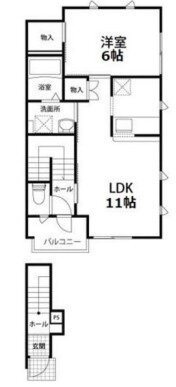 埼玉県川越市大字並木 南古谷駅 1LDK アパート 賃貸物件詳細