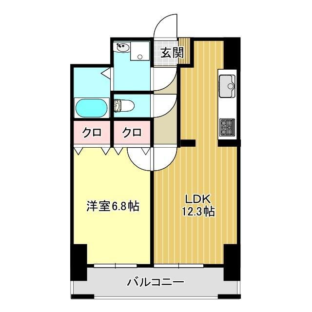 モアナコート 8階 1LDK 賃貸物件詳細