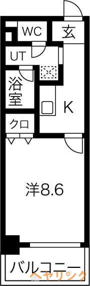 愛知県日進市栄１ 日進駅 1K マンション 賃貸物件詳細