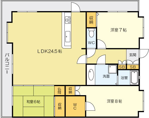 福岡県北九州市小倉南区企救丘２ 企救丘駅 3LDK マンション 賃貸物件詳細