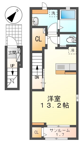 福島県伊達市新町 伊達駅 ワンルーム アパート 賃貸物件詳細