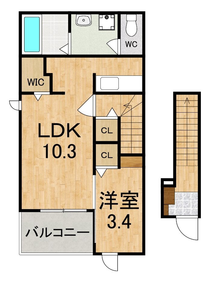 奈良県北葛城郡王寺町本町２ 畠田駅 1LDK アパート 賃貸物件詳細